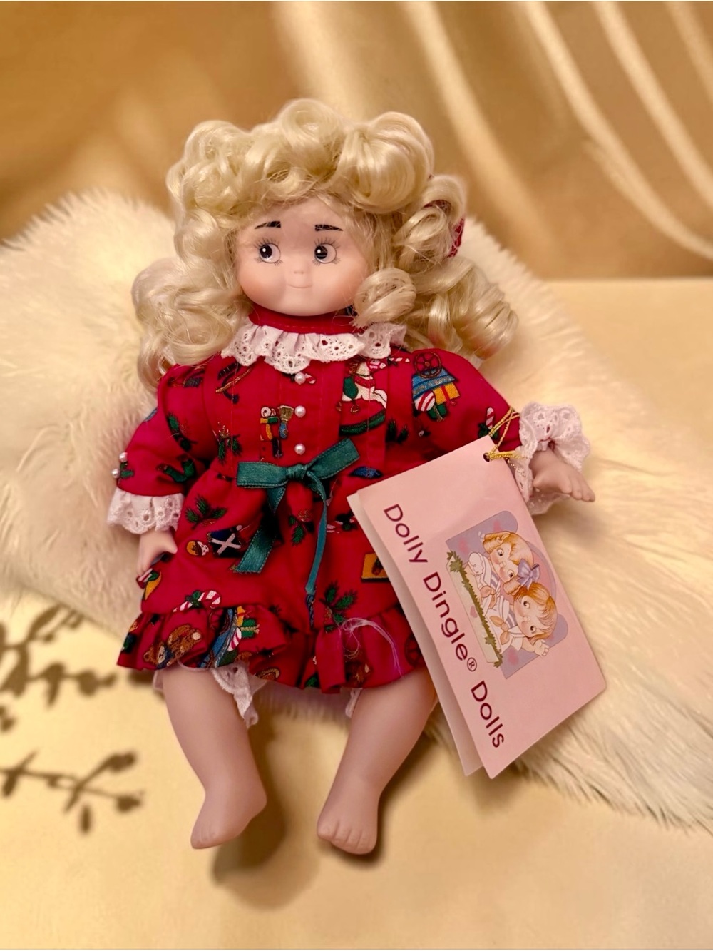 Vtg RARE Dolly Dingle Doll Goebel Bette Blonde Doll